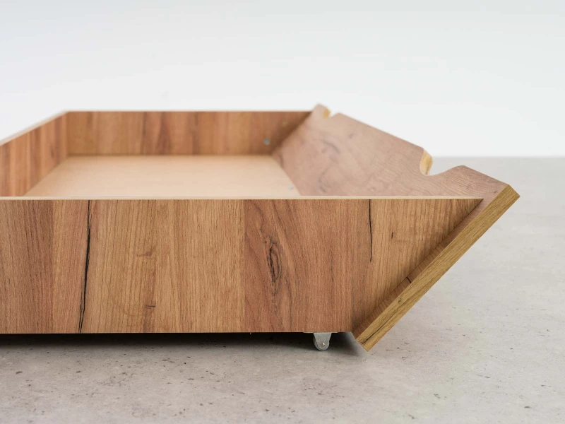 Levitační postel 160x200 z nábytkové desky, dub craft DM2
