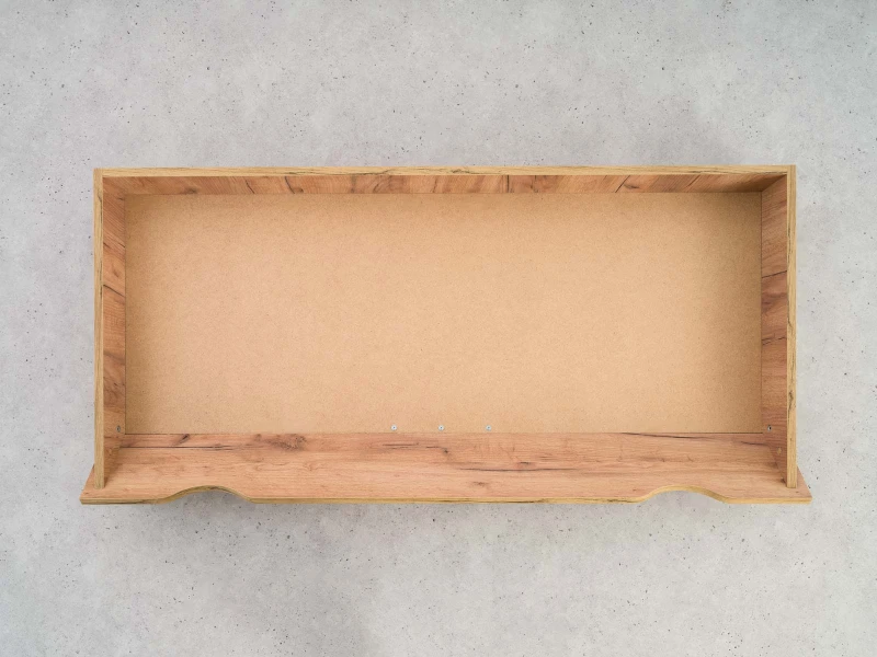 Levitační postel 160x200 z nábytkové desky, dub craft DM2