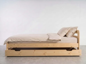 Šuplík pod postel 198 cm borovice