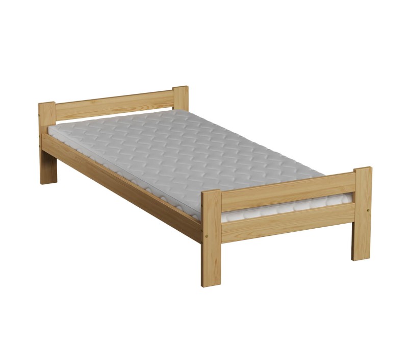 Postel z masivu VitBed 90x200 Fumi borovice s roštem + Matrace Kassandra 90x200