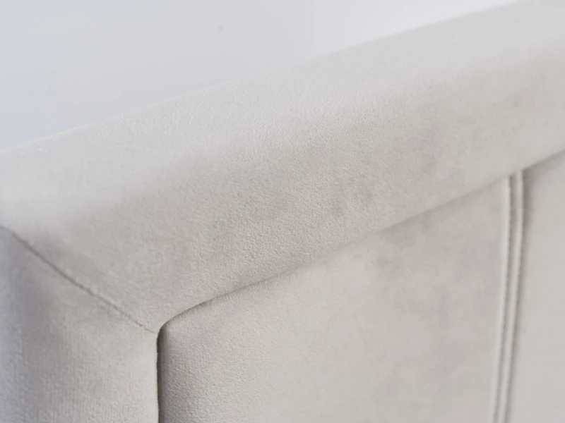 Čalouněná postel s úložným prostorem 180×200 cm Rema Velvet – šedá