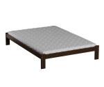 Postel z masivu VitBed 120x200 Anzu ořech s roštem + Matrace Karatos 120x200