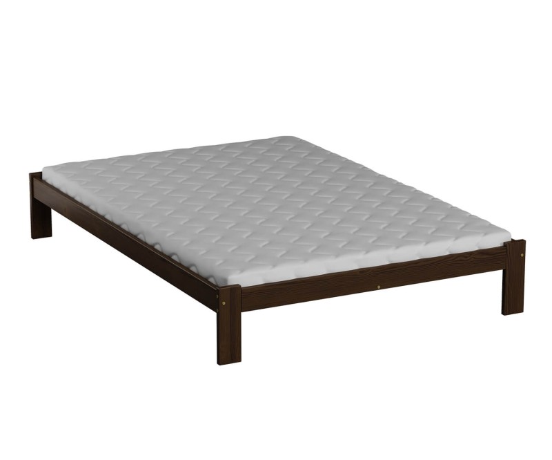 Postel z masivu VitBed 120x200 Anzu ořech s roštem + Matrace Karatos 120x200