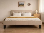 Čalouněná postel 120×200 cm Sumi Velvet – béžová