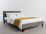 Čalouněná postel 180×200 cm Sumi Velvet – Grafitový