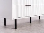 Komoda 6s 118x39 cm Riff bílá