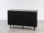 Komoda 6s 118x39 cm Riff černá