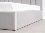 Čalouněná postel s úložným prostorem 120x200 TOP line 9 Bluvel 03 Šedý
