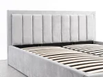 Čalouněná postel s úložným prostorem 120x200 TOP line 9 Bluvel 03 Šedý