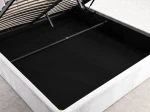 Čalouněná postel s úložným prostorem 120x200 TOP line 9 Bluvel 03 Šedý