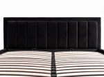 Čalouněná postel s úložným prostorem 120x200 TOP line 9 Bluvel 19 Černý