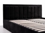 Čalouněná postel s úložným prostorem 120x200 TOP line 9 Bluvel 19 Černý