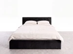 Čalouněná postel s úložným prostorem 120x200 TOP line 9 Bluvel 19 Černý