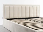 Čalouněná postel s úložným prostorem 120x200 TOP line 9 Bluvel 22 Béžový