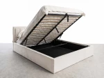 Čalouněná postel s úložným prostorem 120x200 TOP line 9 Bluvel 22 Béžový