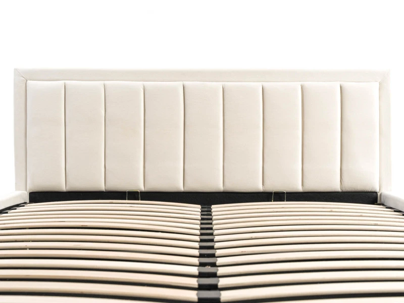 Čalouněná postel s úložným prostorem 120x200 TOP line 9 Bluvel 22 Béžový
