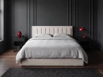 Čalouněná postel s úložným prostorem 120x200 TOP line 9 Bluvel 22 Béžový