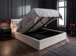 Čalouněná postel s úložným prostorem 120x200 TOP line 9 Bluvel 22 Béžový