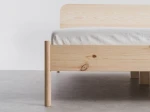 Dřevěná postel z borovice 140x200, Japandi borovice