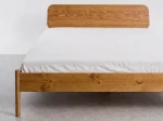 Dřevěná postel z borovice 120x200, Japandi dub