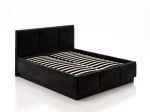 Čalouněná levitační postel s úložným prostorem 140x200 TOP line 8 Bluvel 19 Černý