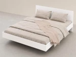 Levitační postel s úložným prostorem 160x200 z nábytkové desky, bílý DM2