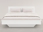 Levitační postel s úložným prostorem 160x200 z nábytkové desky, bílý DM2