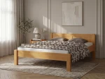 Postel z masivu 180x200 Viktoria olše s roštem