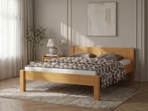 Postel z masivu 180x200 Viktoria olše s roštem