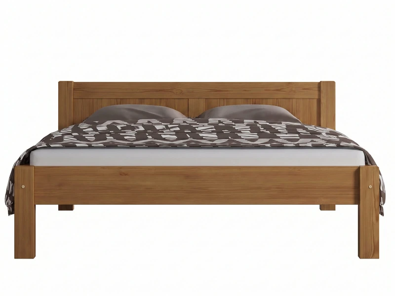 Postel z masivu 180x200 Viktoria dub s roštem