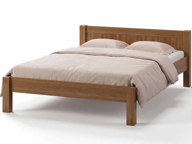 Postel z masivu 180x200 Viktoria dub s roštem
