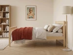 Postel z masivu 160x200 Naxter borovice s roštem