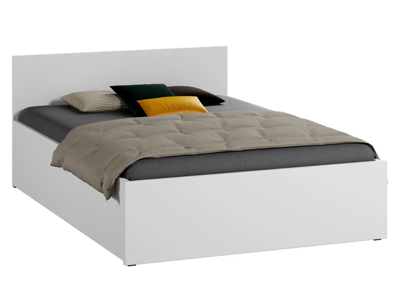 Postel 180x200 DM1 bílá s roštem