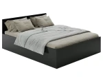 Postel 180x200 DM1 černá s roštem