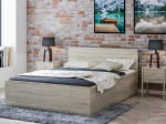Postel 180x200 DM1 dub sonoma s roštem