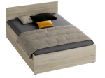 Postel 180x200 DM1 dub sonoma s roštem