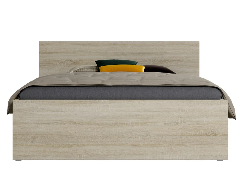Postel 180x200 DM1 dub sonoma s roštem