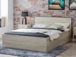 Postel 180x200 DM1 dub sonoma s roštem