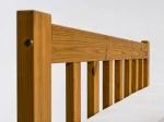 Postel z masivu 160x200 Alena dub s roštem
