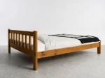 Postel z masivu 160x200 Alena dub s roštem