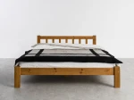 Postel z masivu 160x200 Alena dub s roštem