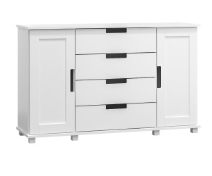 Komoda č.4 120x100x42 Modern bílá