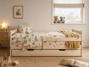 Dětská postel se šuplíkem 80x160 Kacperek borovice