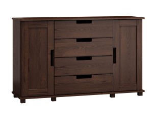 Komoda č.4 140x120x42 Modern ořech