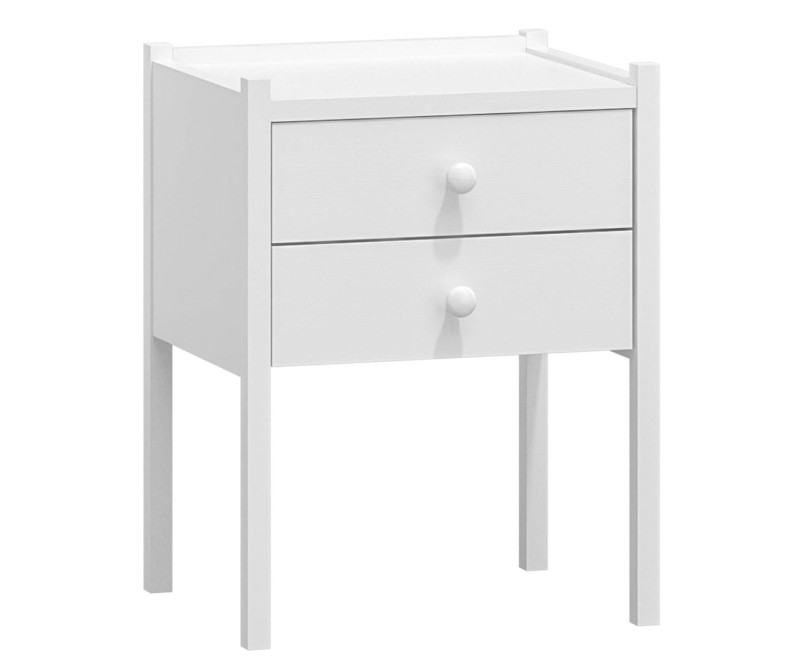 Noční stolek Ota borovice bílá