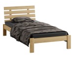 Postel z masivu 90x200 Karla borovice s roštem
