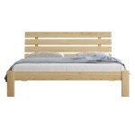 Postel z masivu 140x200 Karla borovice s roštem