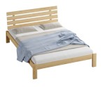 Postel z masivu 160x200 Karla borovice s roštem