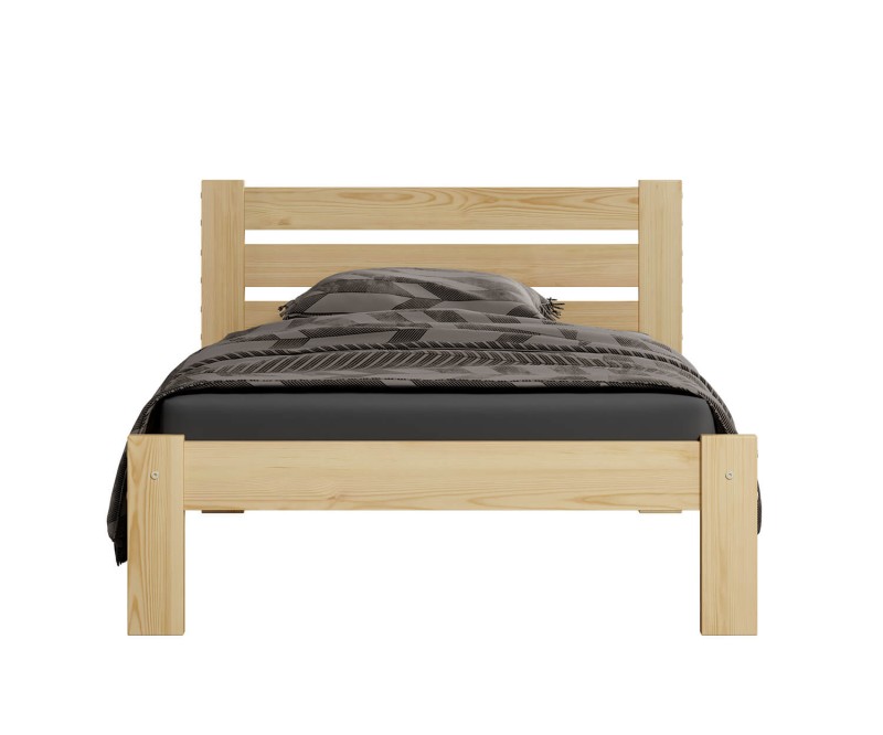 Postel z masivu 90x200 Ajza borovice s roštem