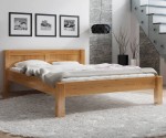 Postel z masivu  160x200 Viktoria olše s roštem
